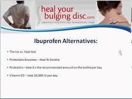 A slide presentation on natural alternatives to ibuprofen for pain relief.