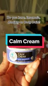 Calm Cream is a natural pain relief cream that can help with insomnia, anxiety, and body pain.