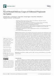A research paper titled Novel Dermal Delivery of Clobetasol Propionate: An Update.