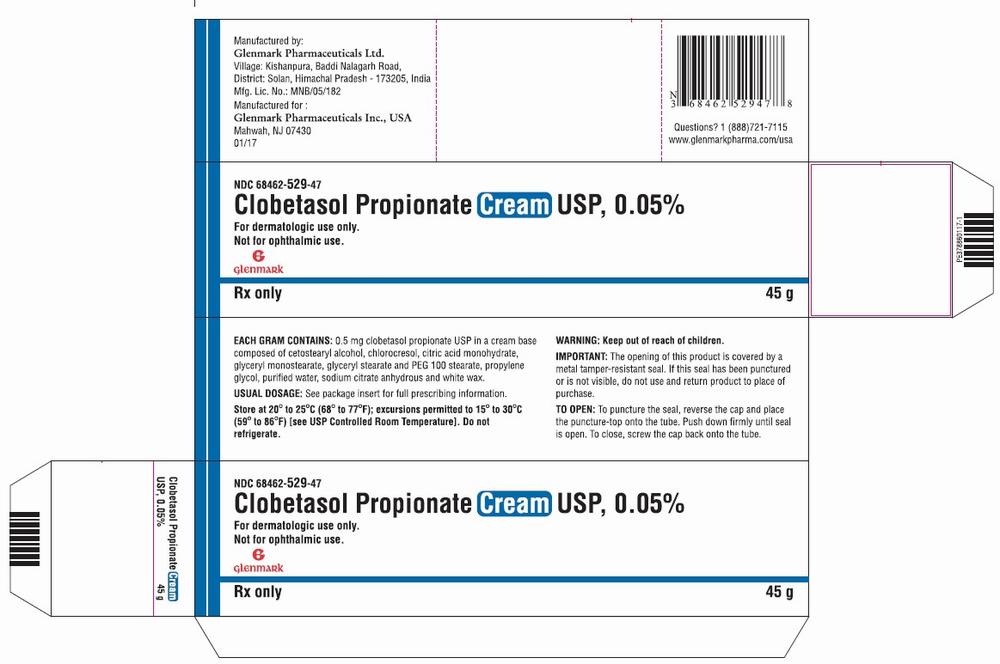 A box of 45g of 0.05% Clobetasol Propionate Cream.