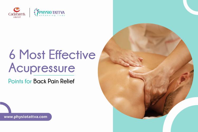 A person is receiving a back massage from a massage therapist to relieve back pain.