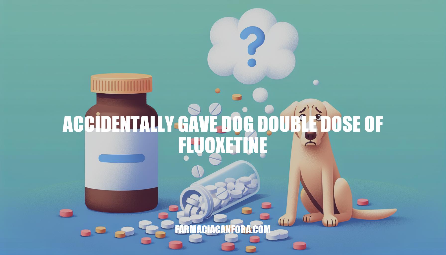 Accidentally Gave Dog Double Dose of Fluoxetine: What to Do