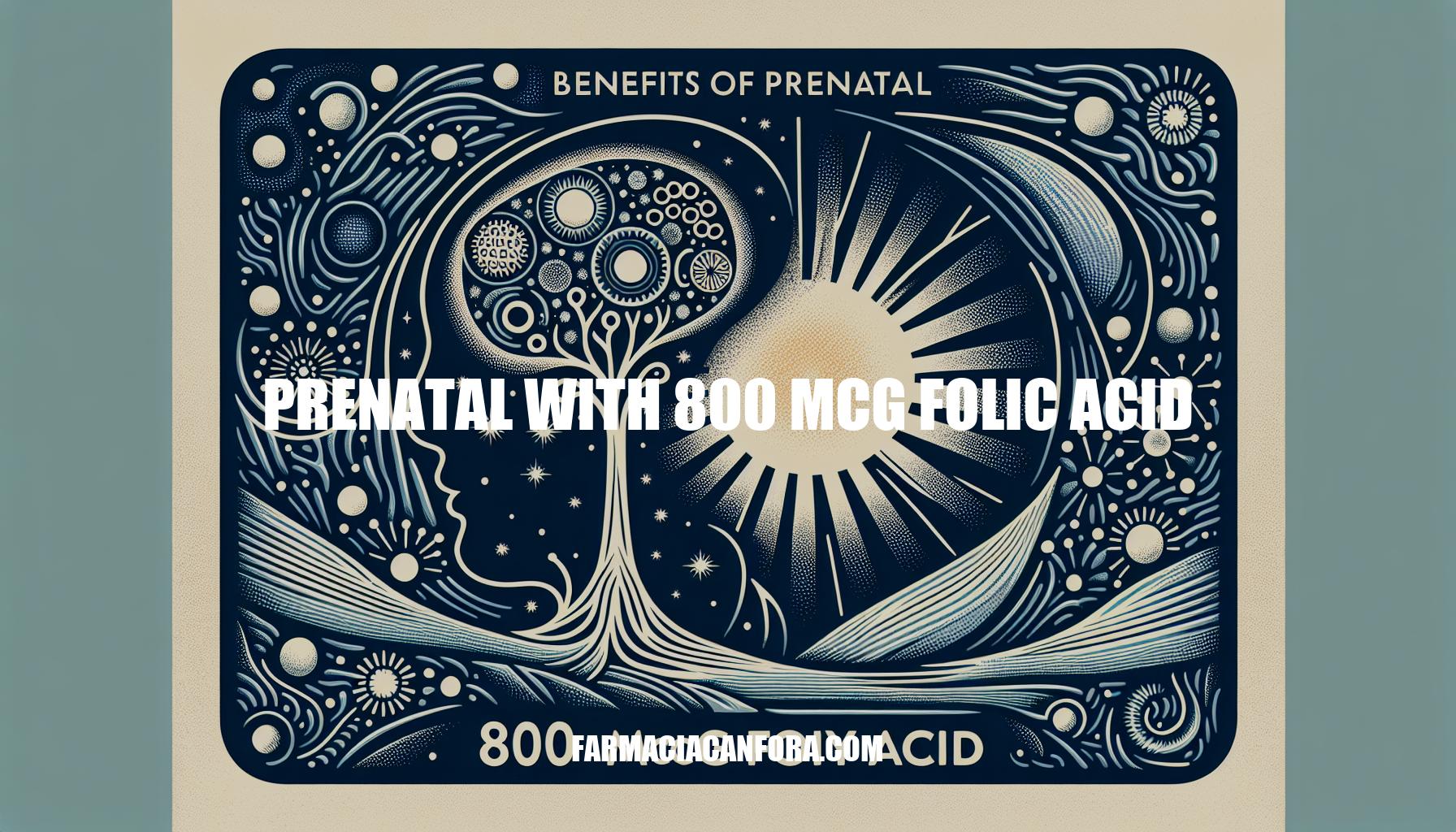 Benefits of Prenatal Vitamins with 800 mcg Folic Acid
