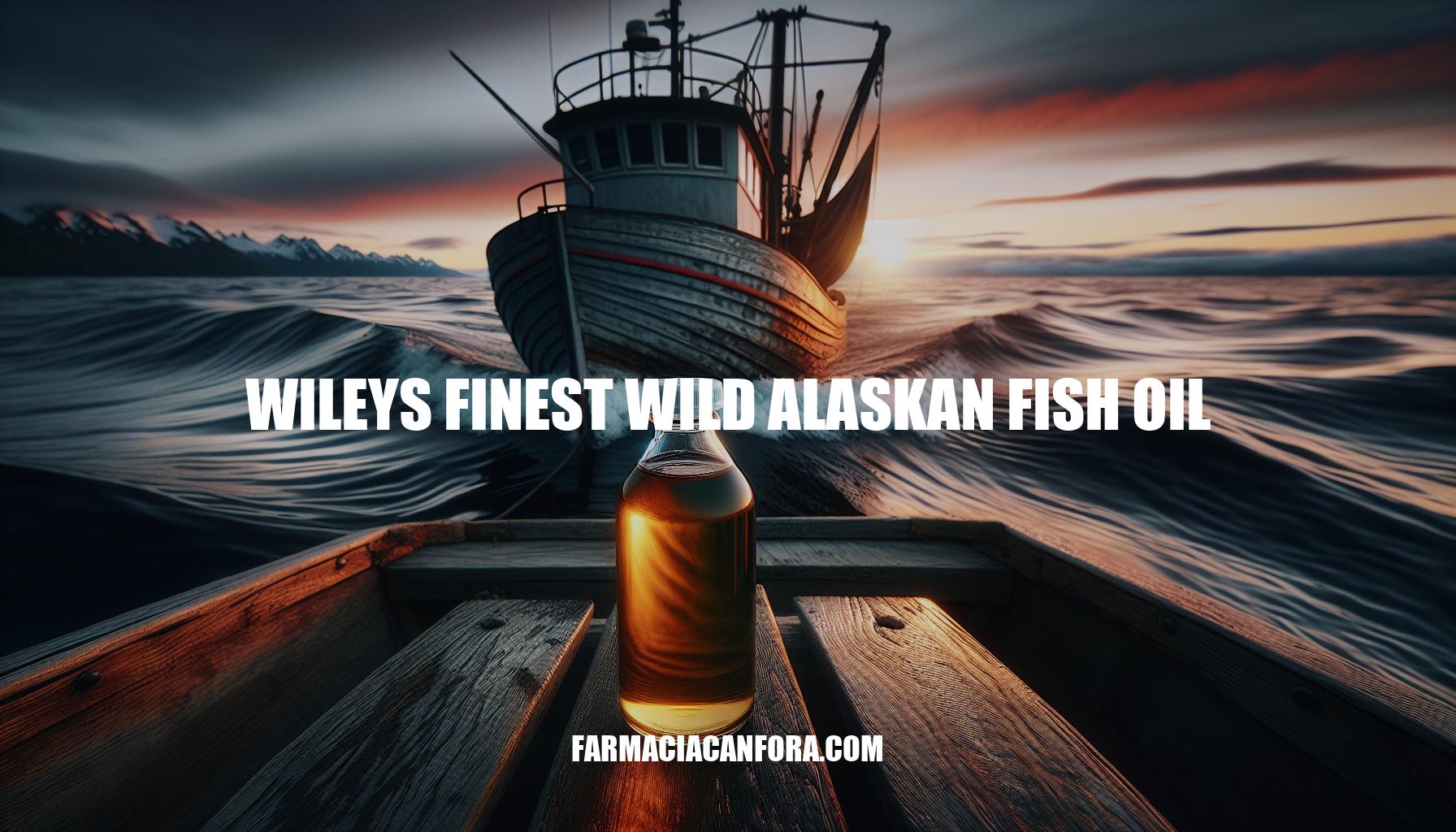Discover Wiley's Finest Wild Alaskan Fish Oil Benefits