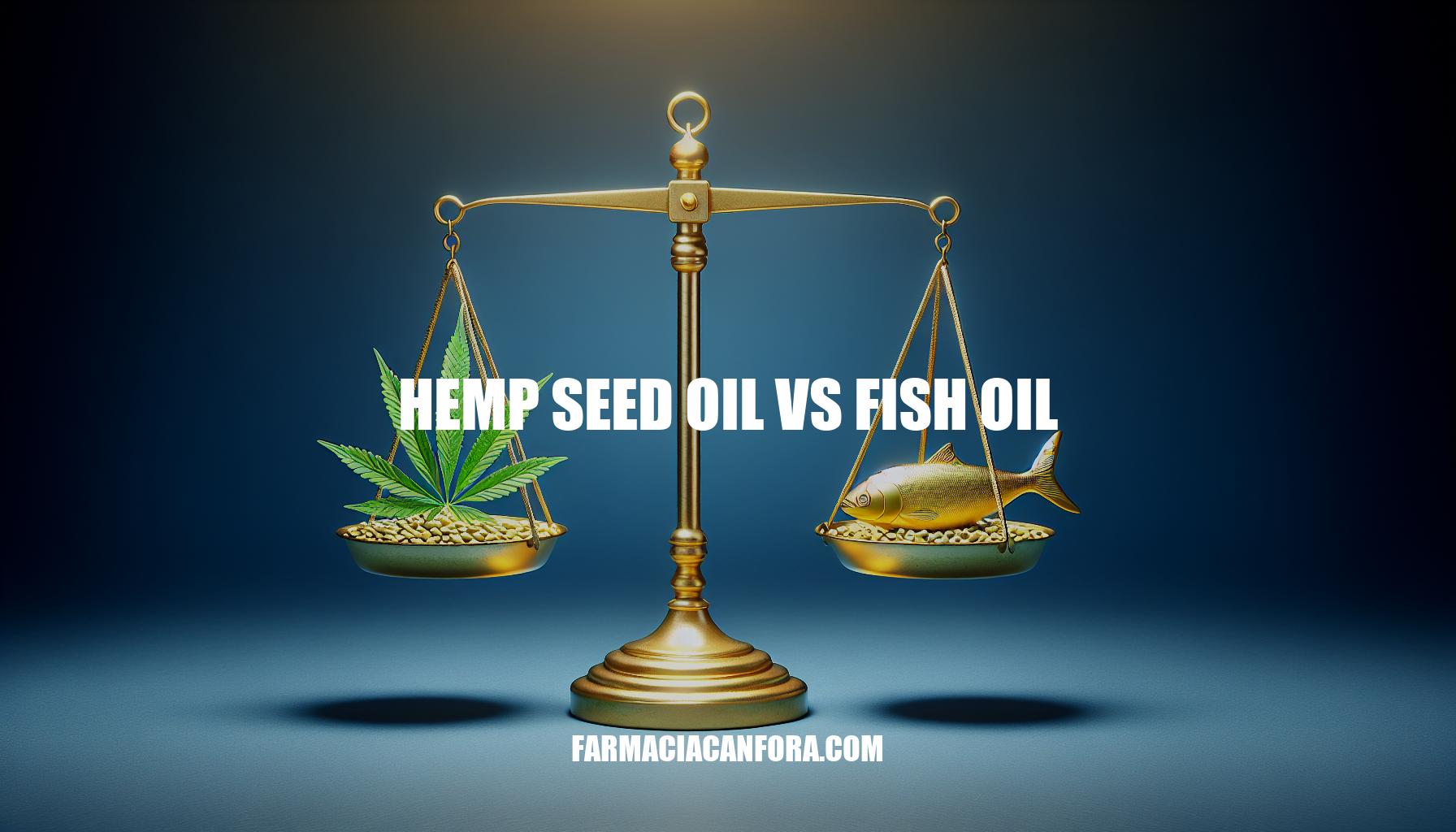 Hemp Seed Oil vs Fish Oil: A Nutritional Comparison
