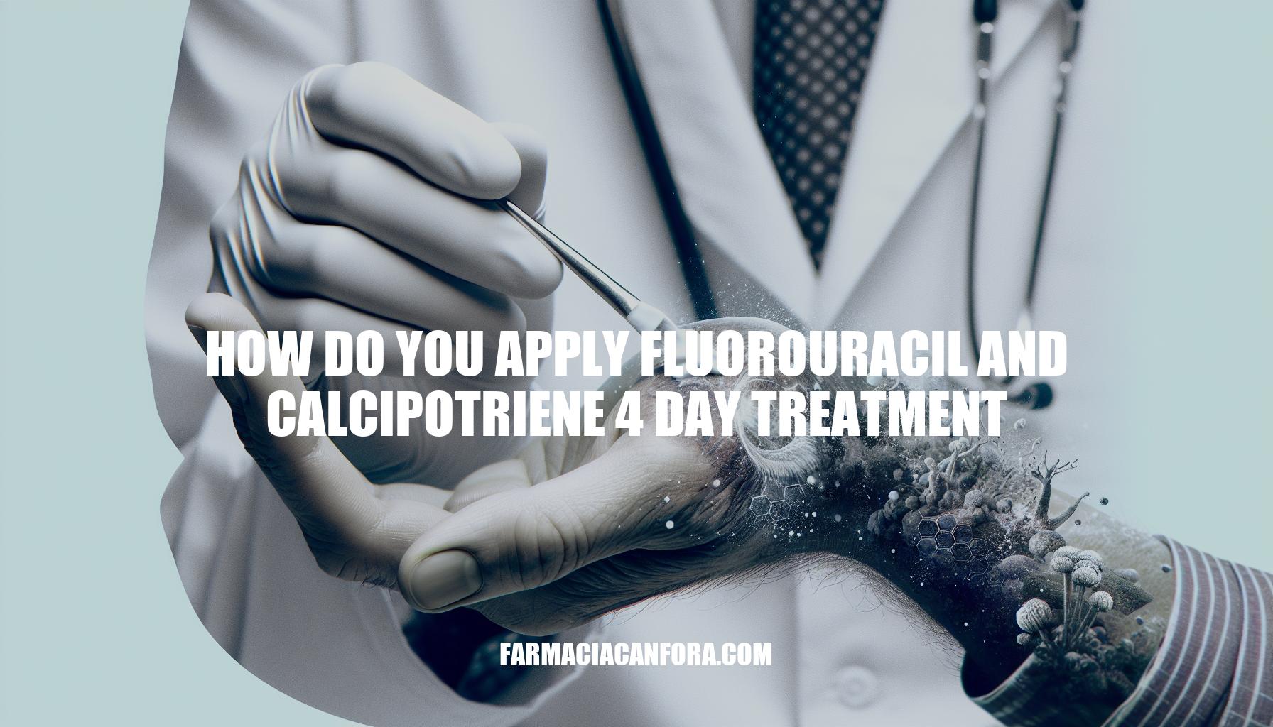 How to Apply Fluorouracil and Calcipotriene 4-Day Treatment