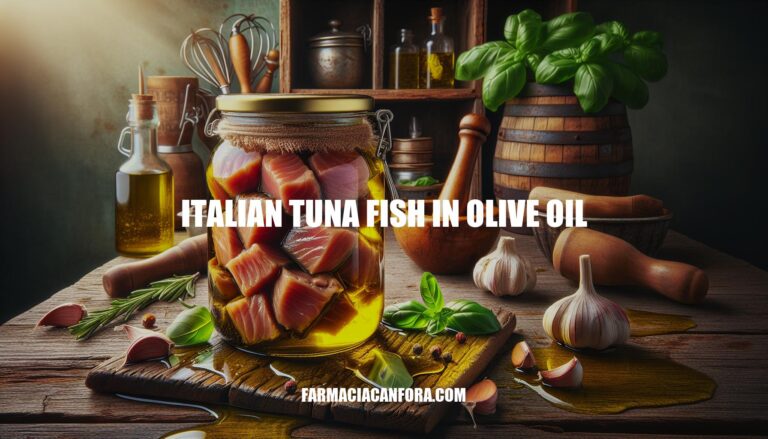 Italian Tuna Fish in Olive Oil: Culinary Delicacy