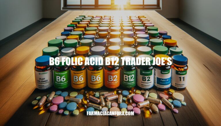 The Ultimate Guide to B6 Folic Acid B12 Trader Joe's Supplements