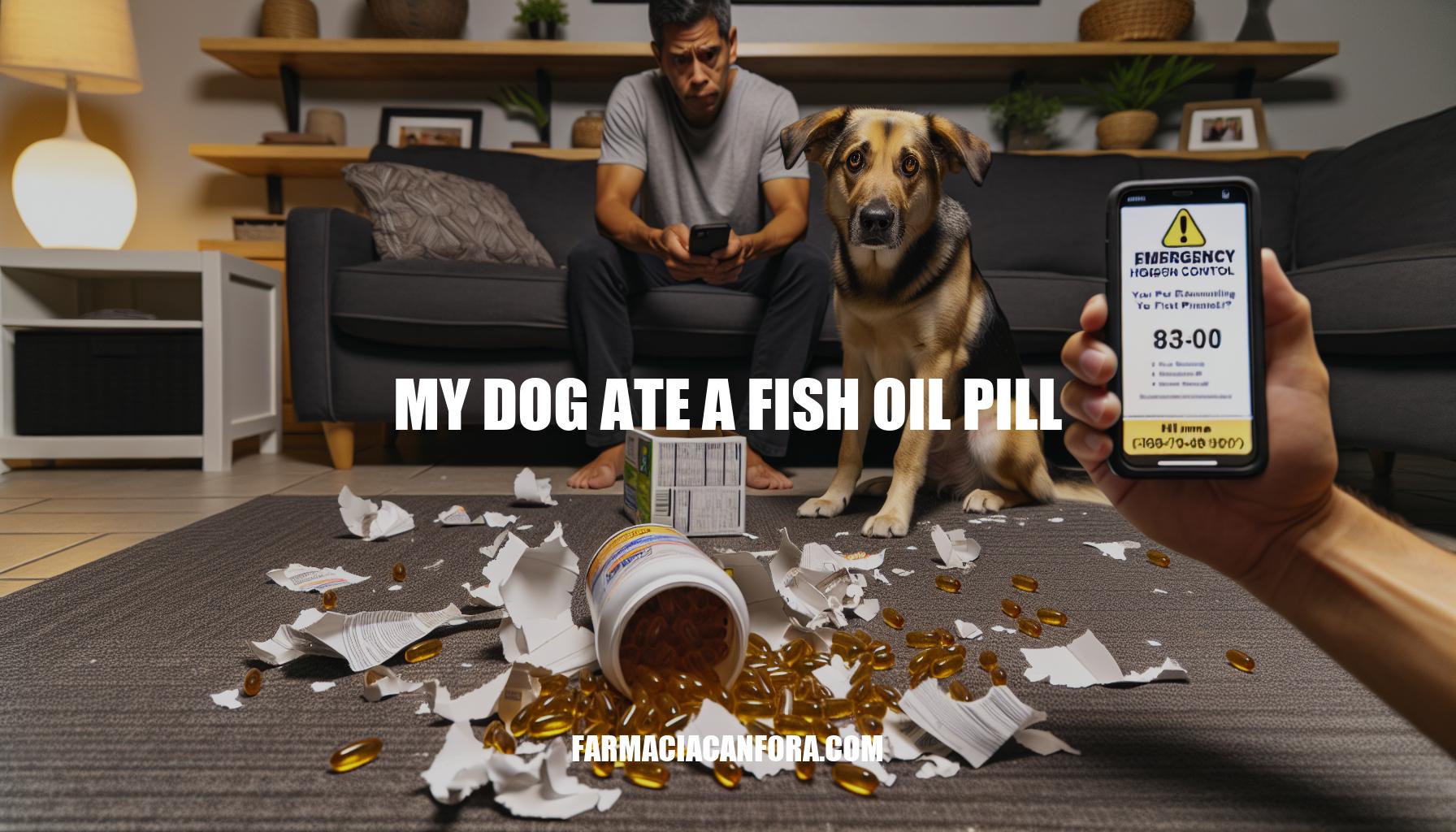 What to Do If My Dog Ate a Fish Oil Pill
