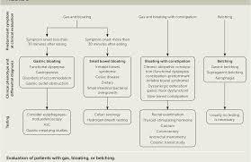 A decision tree for the evaluation of patients with bloating, gas, or belching.