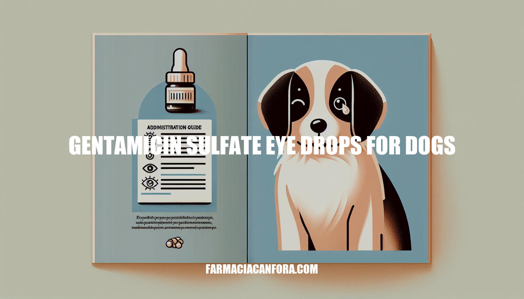 Gentamicin Sulfate Eye Drops for Dogs: Benefits and Administration Guide
