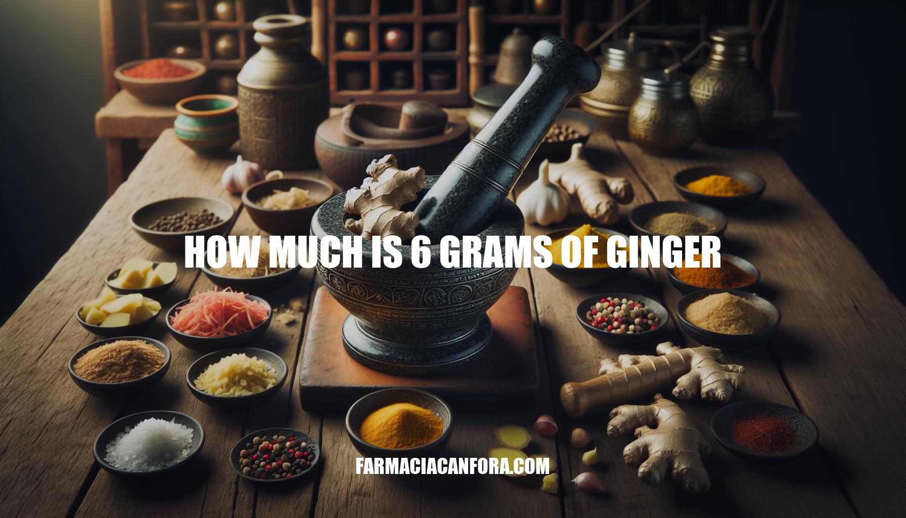 How Much is 6 Grams of Ginger: Exploring Culinary and Health Benefits