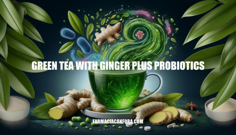 The Power of Green Tea with Ginger Plus Probiotics