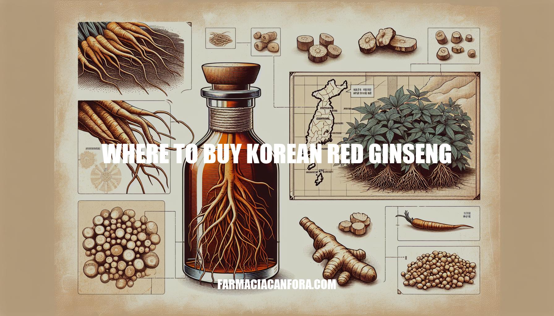 Where to Buy Korean Red Ginseng: A Comprehensive Guide