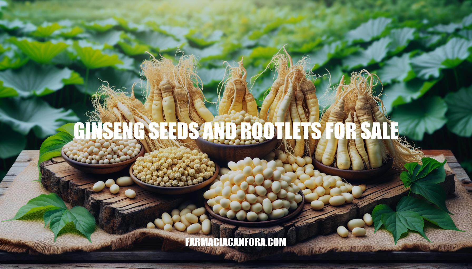 Buy Ginseng Seeds and Rootlets for Sale - Best Deals Online