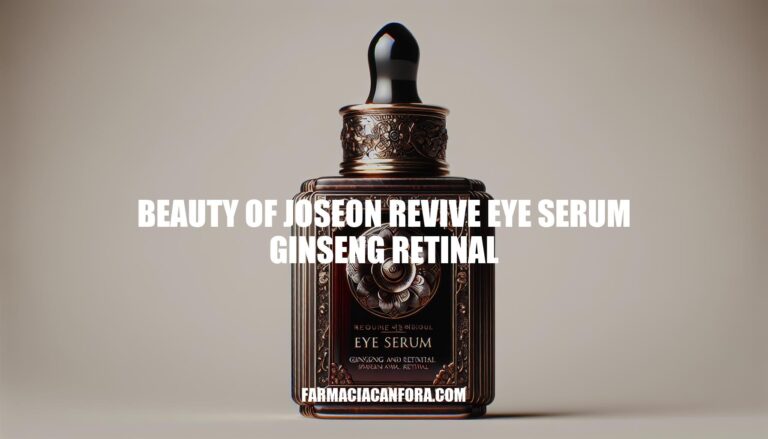 Discover the Beauty of Joseon Revive Eye Serum with Ginseng Retinal