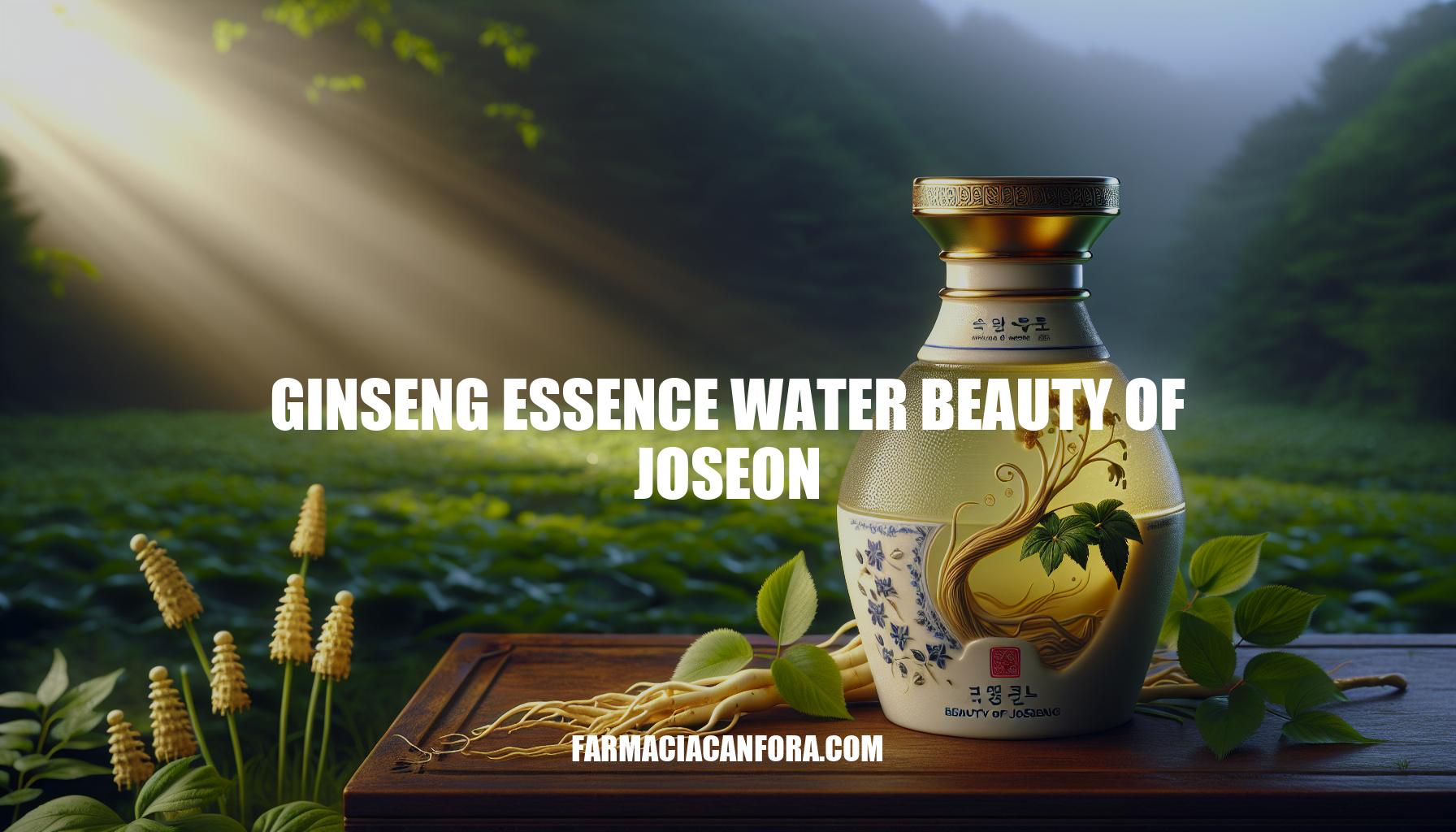 Discover the Benefits of Ginseng Essence Water Beauty of Joseon
