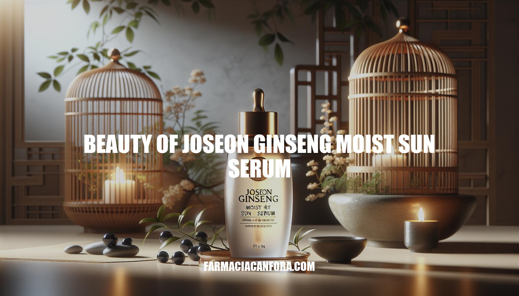 Explore the Beauty of Joseon Ginseng Moist Sun Serum