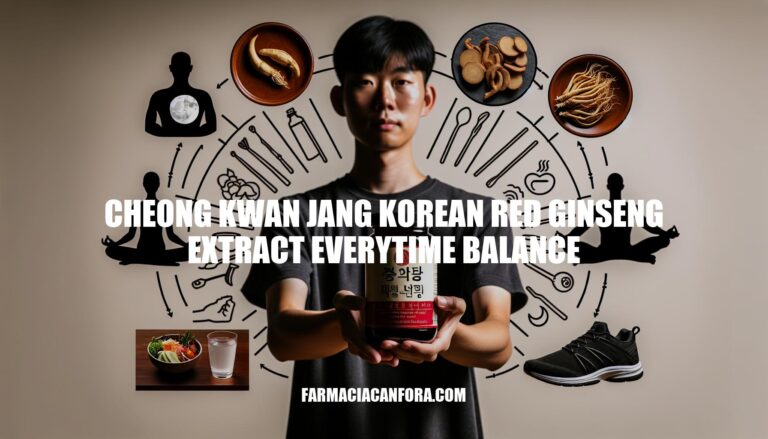 Unveiling the Benefits of Cheong Kwan Jang Korean Red Ginseng Extract Everytime Balance