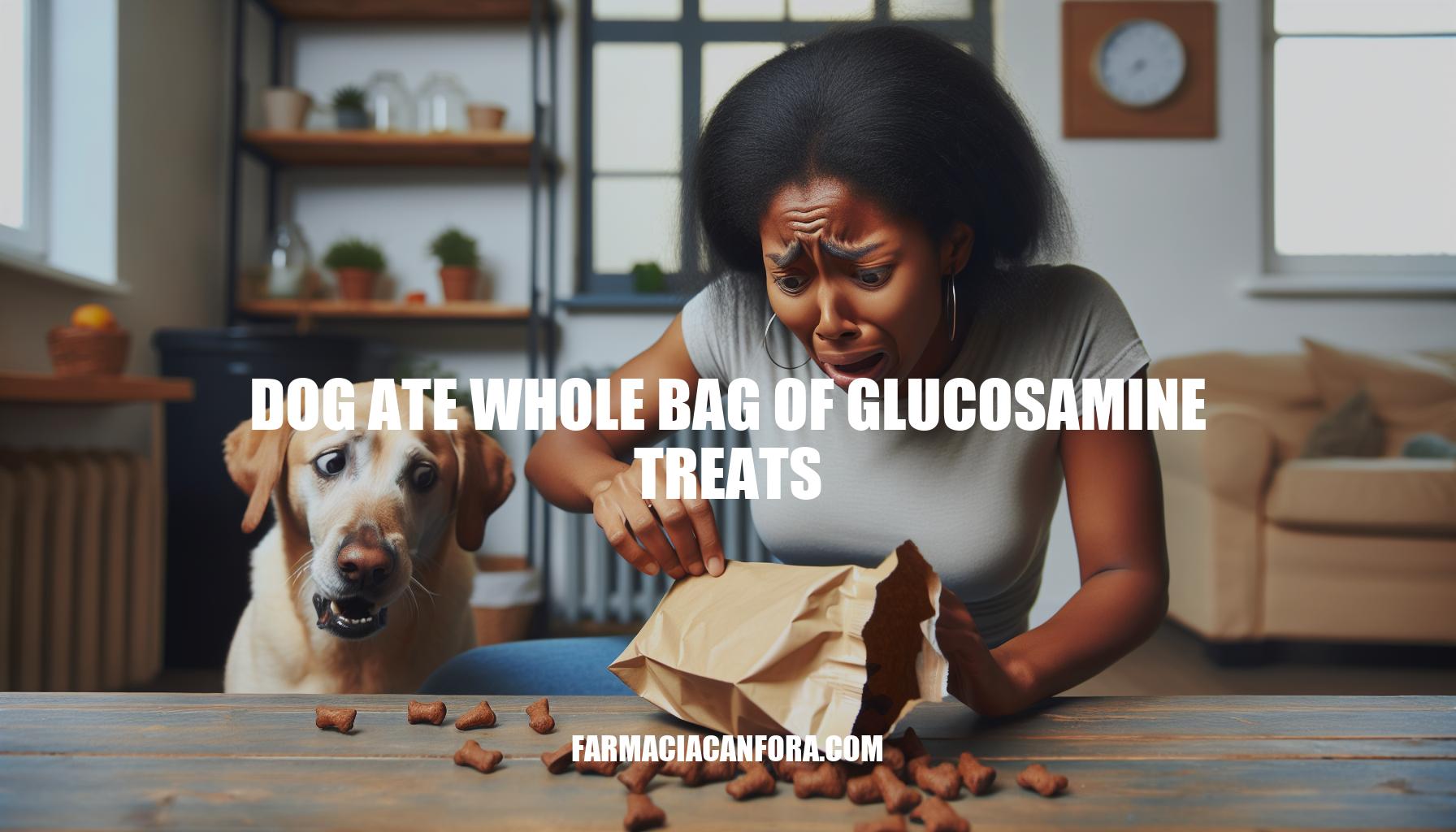 What to Do If Your Dog Ate a Whole Bag of Glucosamine Treats