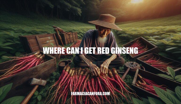 Where Can I Get Red Ginseng: Top Sources Revealed