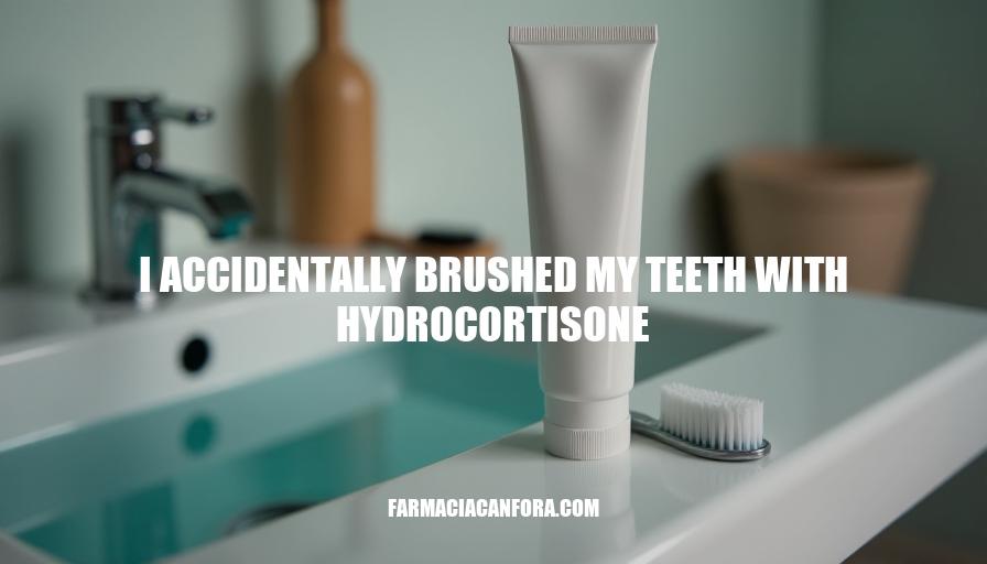 Accidental Hydrocortisone Toothpaste Use: What to Do Next