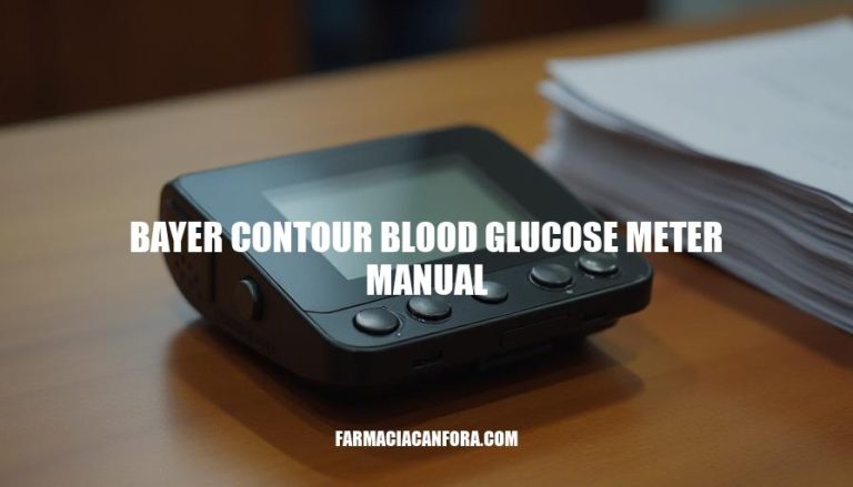 Bayer Contour Blood Glucose Meter Manual Guide