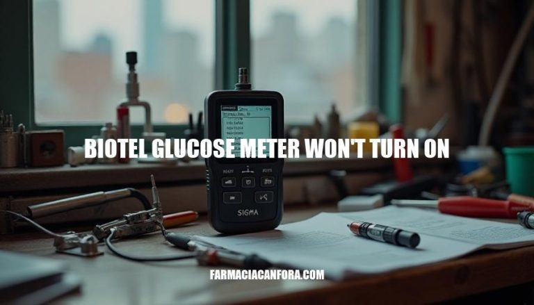 Biotel Glucose Meter Won't Turn On: Troubleshooting Guide