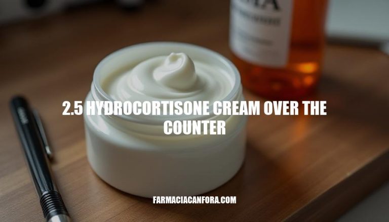 Buy 2.5 Hydrocortisone Cream Over The Counter: Uses, Benefits & Precautions