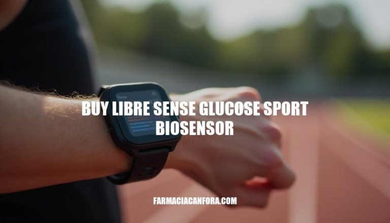 Buy Libre Sense Glucose Sport Biosensor: A Game-Changer for Athletes