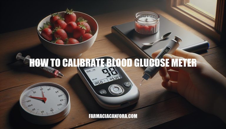 Calibrating Your Blood Glucose Meter: A Step-by-Step Guide on How to Calibrate Blood Glucose Meter