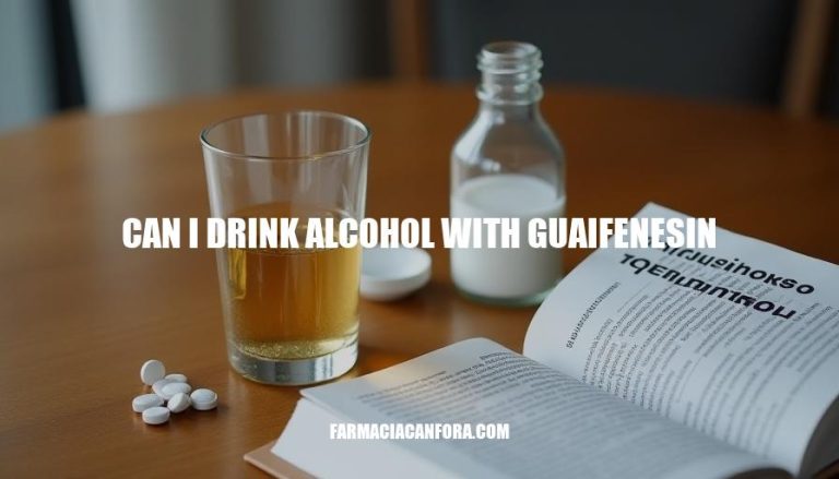 Can I Drink Alcohol with Guaifenesin: Understanding Potential Interactions