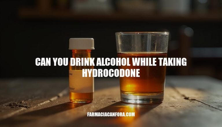 Can You Drink Alcohol While Taking Hydrocodone: Risks and Consequences