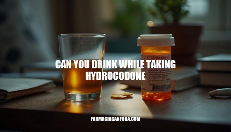 Can You Drink While Taking Hydrocodone: Risks and Precautions