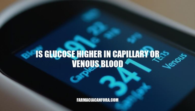 Capillary vs Venous Blood Glucose: Is Glucose Higher in Capillary or Venous Blood?