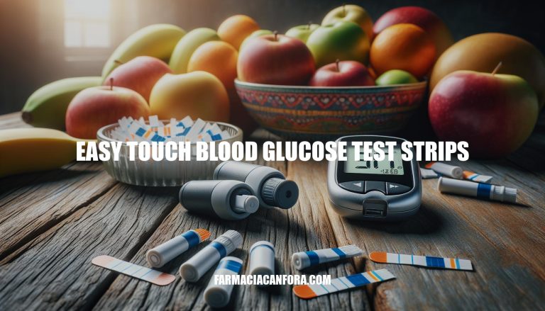 Easy Touch Blood Glucose Test Strips: Accurate Diabetes Management Made Simple