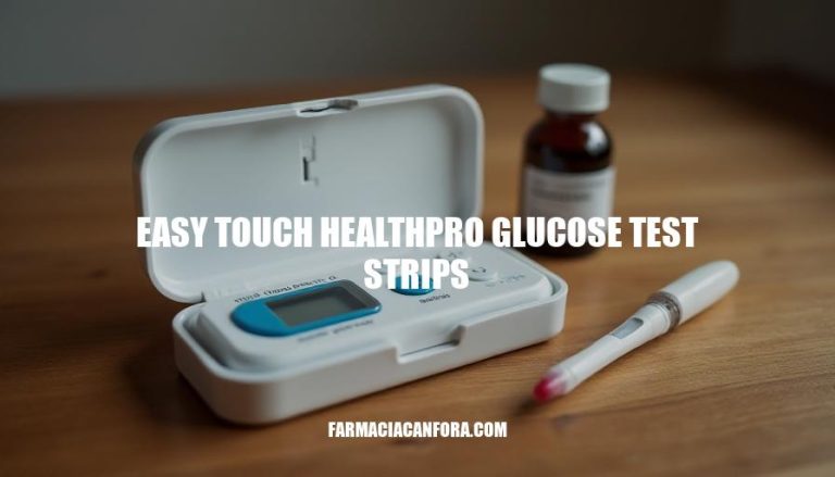 Easy Touch HealthPro Glucose Test Strips: Accurate Diabetes Management Made Simple