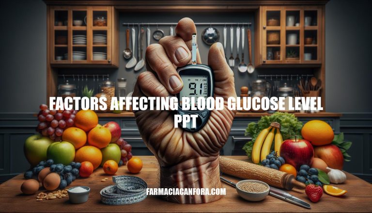 Factors Affecting Blood Glucose Levels: Understanding Key Influences