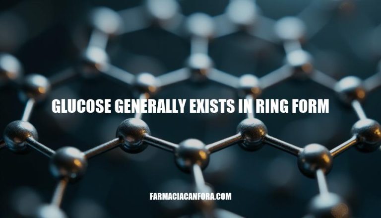 Glucose's Ring Structure: A Fundamental Aspect of Biochemistry