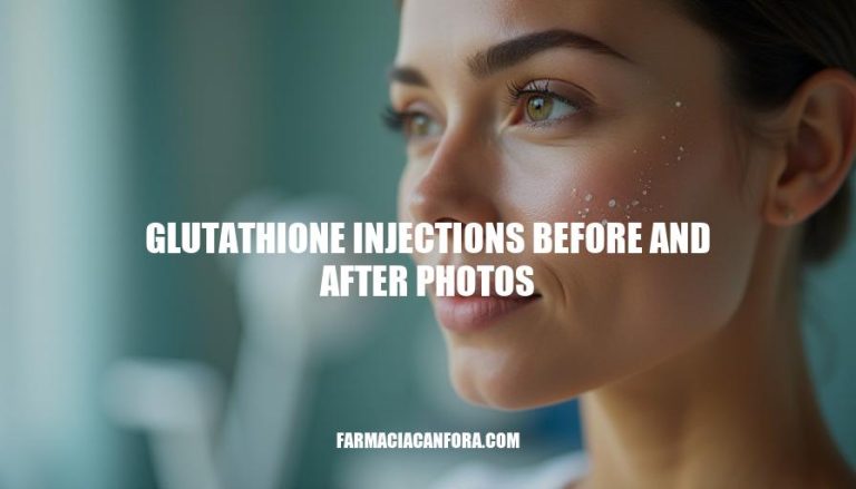 Glutathione Injections Before and After Photos: A Visual Guide to Skin Transformation