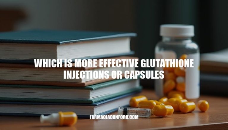 Glutathione Showdown: Injections vs Capsules - Which is More Effective?