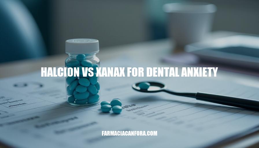 Halcion vs Xanax: Which is Best for Dental Anxiety Relief?