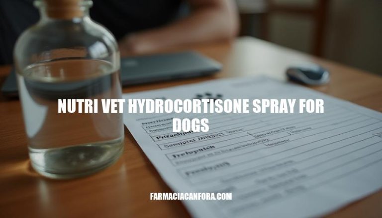 Nutri Vet Hydrocortisone Spray for Dogs: Effective Relief from Skin Issues