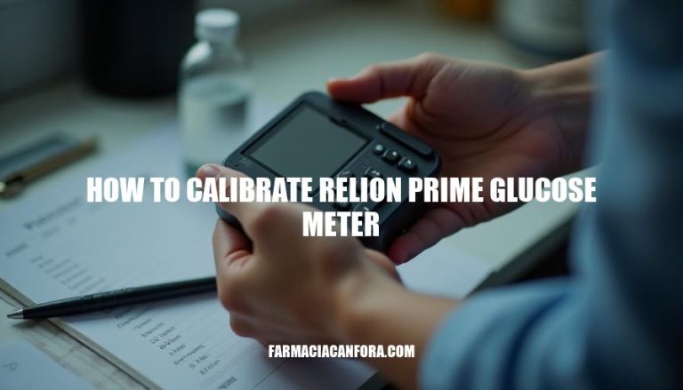 ReliOn Prime Glucose Meter Calibration: A Step-by-Step Guide on How to Calibrate Relion Prime Glucose Meter