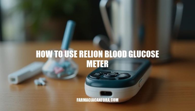 Relion Blood Glucose Meter: A Step-by-Step Guide on How to Use It