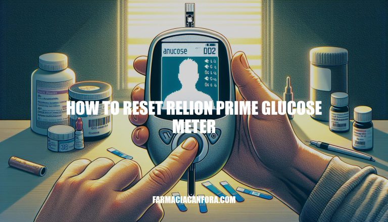 Resetting Your Relion Prime Glucose Meter: A Step-by-Step Guide Including How to Reset Relion Prime Glucose Meter