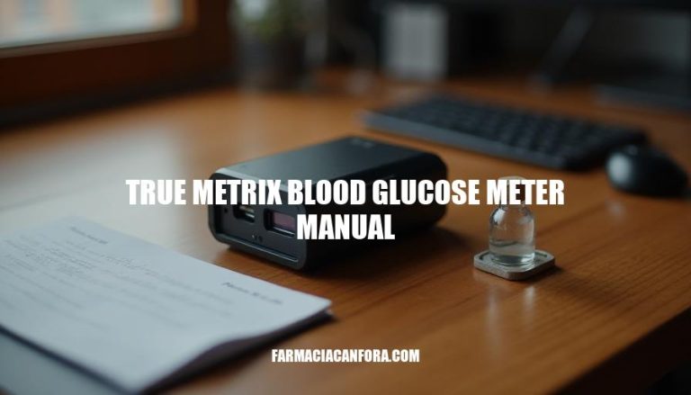 TRUE METRIX Blood Glucose Meter Manual Guide