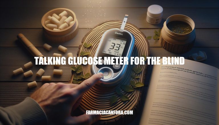 Talking Glucose Meters for the Blind: Empowering Independence with Accessibility