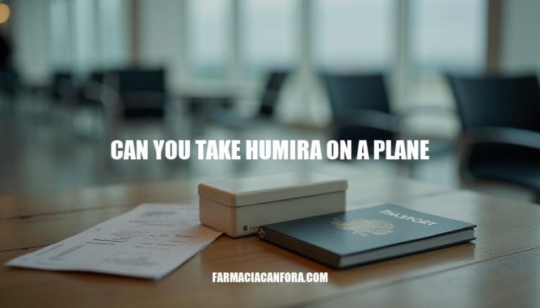 Traveling with Humira: Can You Take It on a Plane?