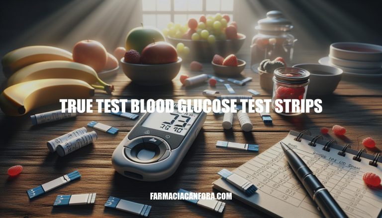 True Test Blood Glucose Test Strips: Accurate Diabetes Management Made Easy